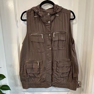 Michael Kors Olive Utility Vest Women’s XL